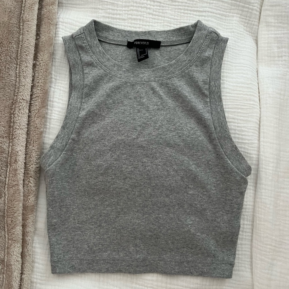 Forever 21 Heather Gray Tank Top